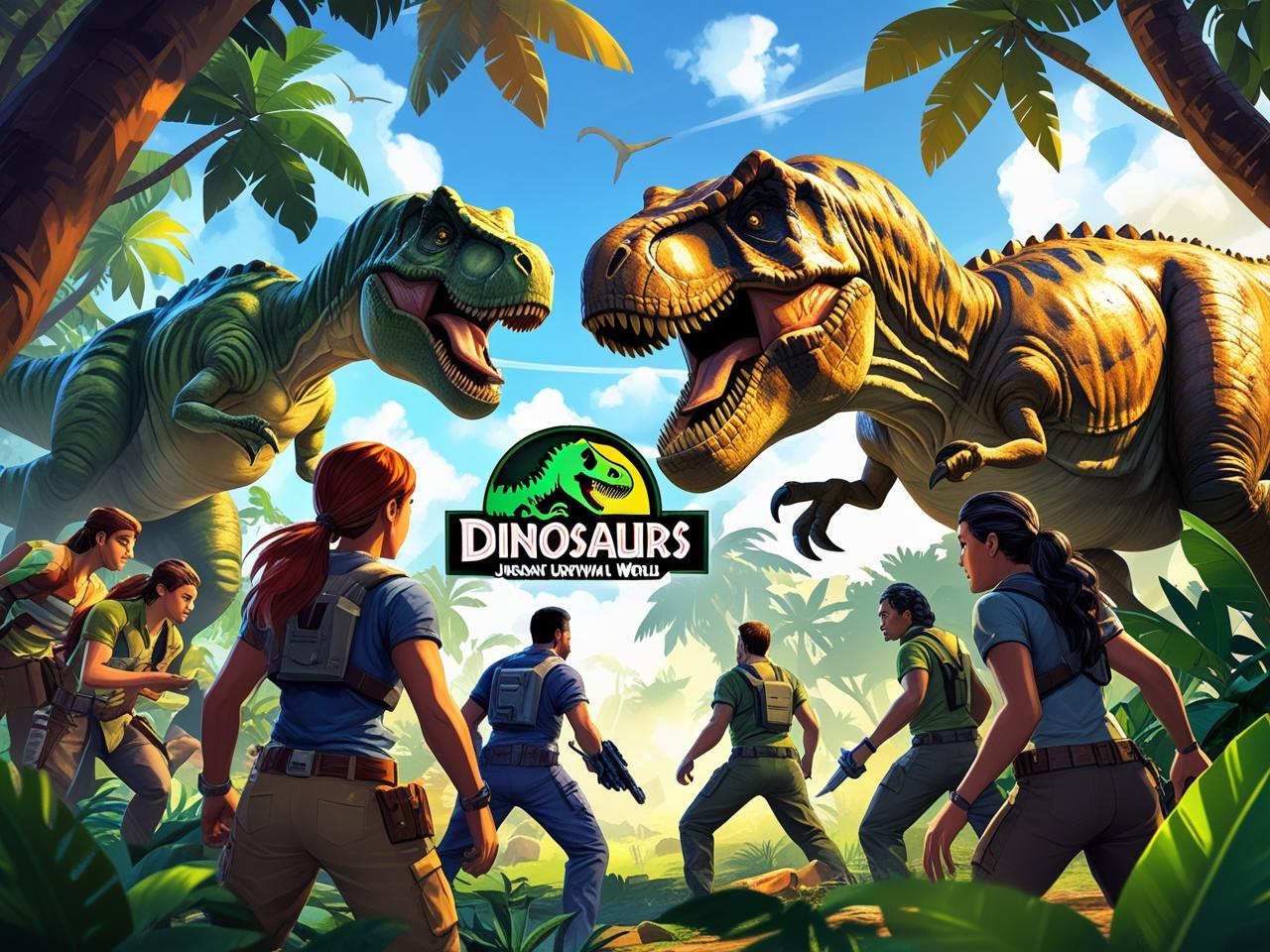 Dinosaurs Jurassic Survival World