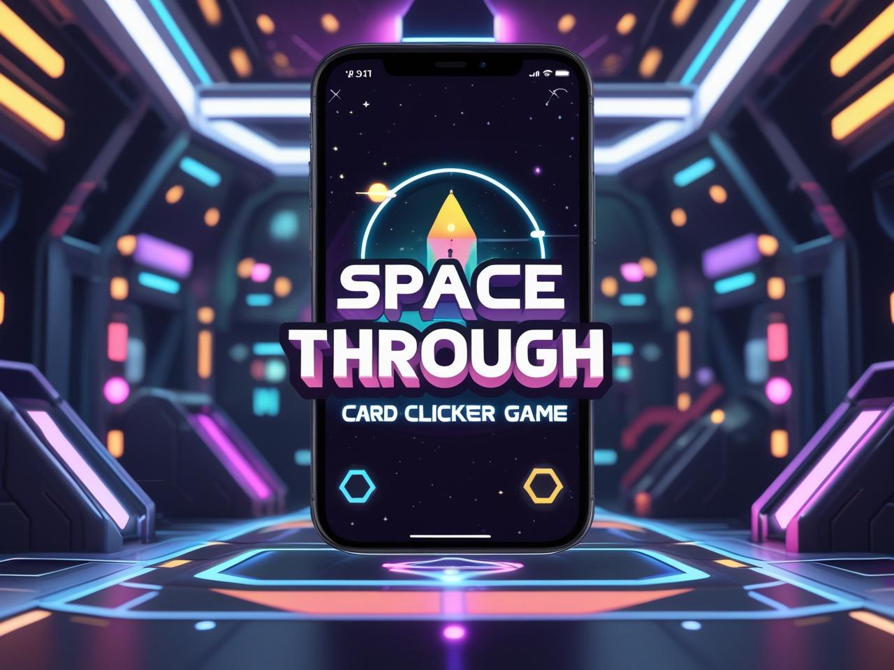 Space Through - Card Clicker Game